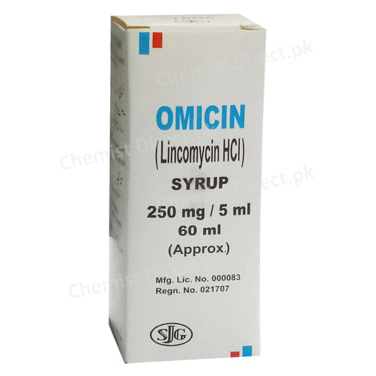 Omicin Syrup SJ G Fazal Elahi Anti Bacterial Lincomycin