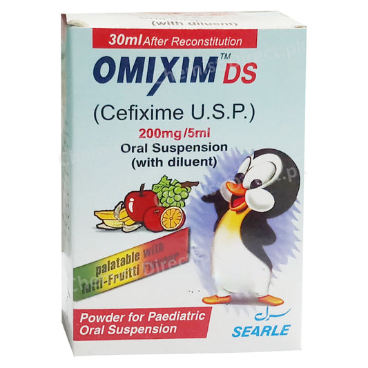 Omixim Ds 200mg 5ml Suspension Standpharm Pvt Ltd Cephalosporin Antibiotic Cefixime