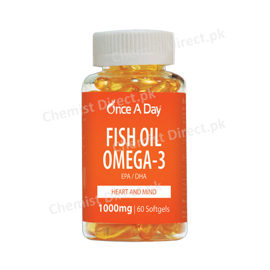 Once a day Fish Oil Omega 3 Softgel Capsule CCL