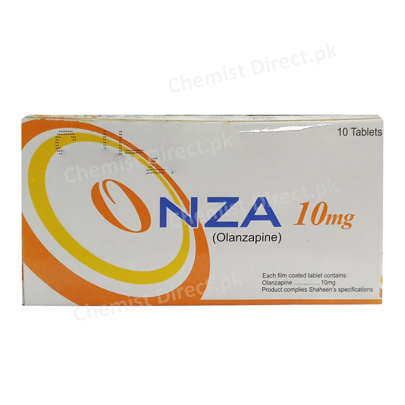 Onza 10mg Tablet Olanzapine Abbott Pharma