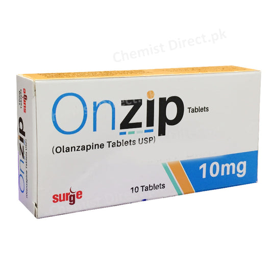 Onzip Tablet 10mg Olanzapine Surge Pharma