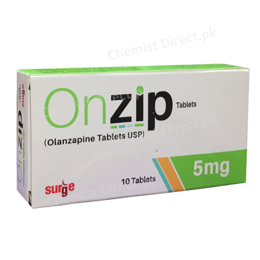 Onzip Tablet 5mg Olanzapine Surge Pharma