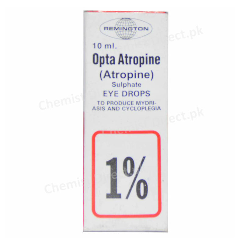 Opta Atropine Eye Drop Remington Pharmaceuticals Mydriatics Atropine Sulphate
