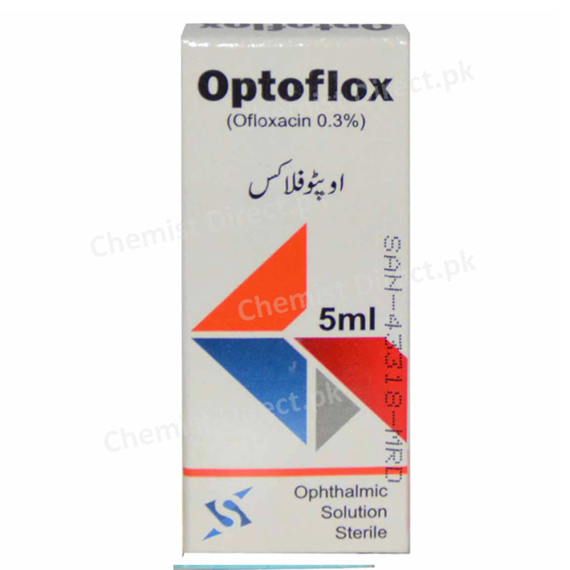 Optoflox 0.3 5ml Eye Drop Santepharma Anti Infective Ofloxacin