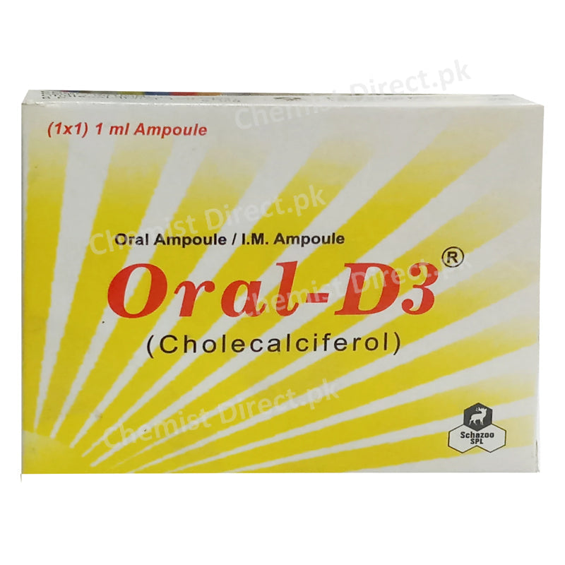 Oral D3 Injection Schazoo Pharmaceuticals Pvt Ltd Vitamin D Analogue Cholecalciferol