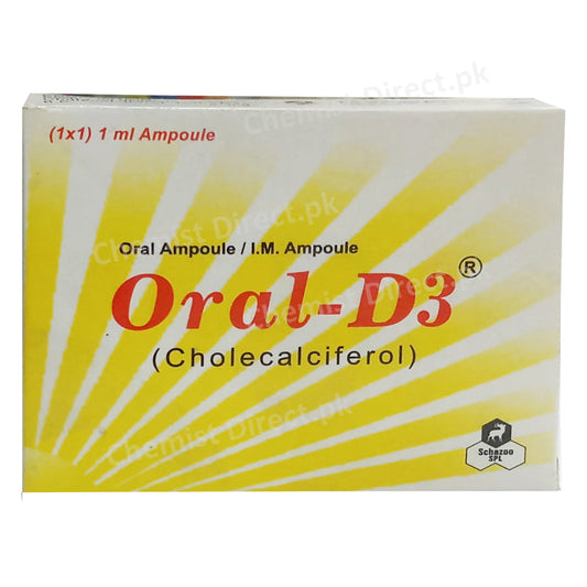 Oral D3 Injection Schazoo Pharmaceuticals Pvt Ltd Vitamin D Analogue Cholecalciferol