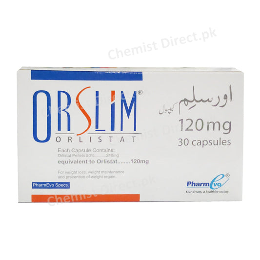 Orslim Capsule 120mg Anti-Obesity Orlistat Pharmevo
