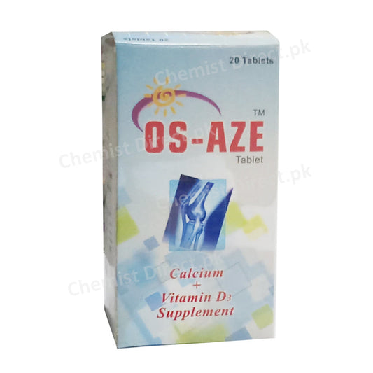 OS-Aze Tablet Calcium+Vitamin d3 supplement Getz Pharma