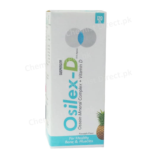 Osilex-D Syrup 120ml Suspension Ossein Mineral Complex + Vitamin D