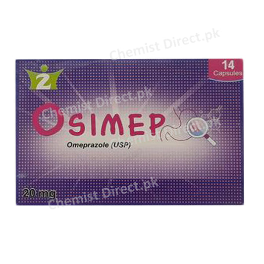 Osimep 20mg Capsule Healthza Pharma Omeprazole