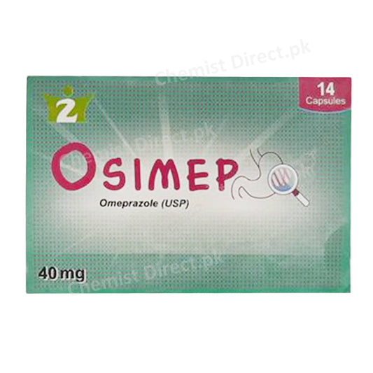 Osimep 40mg Capsule Healthza Pharma Omeprazole
