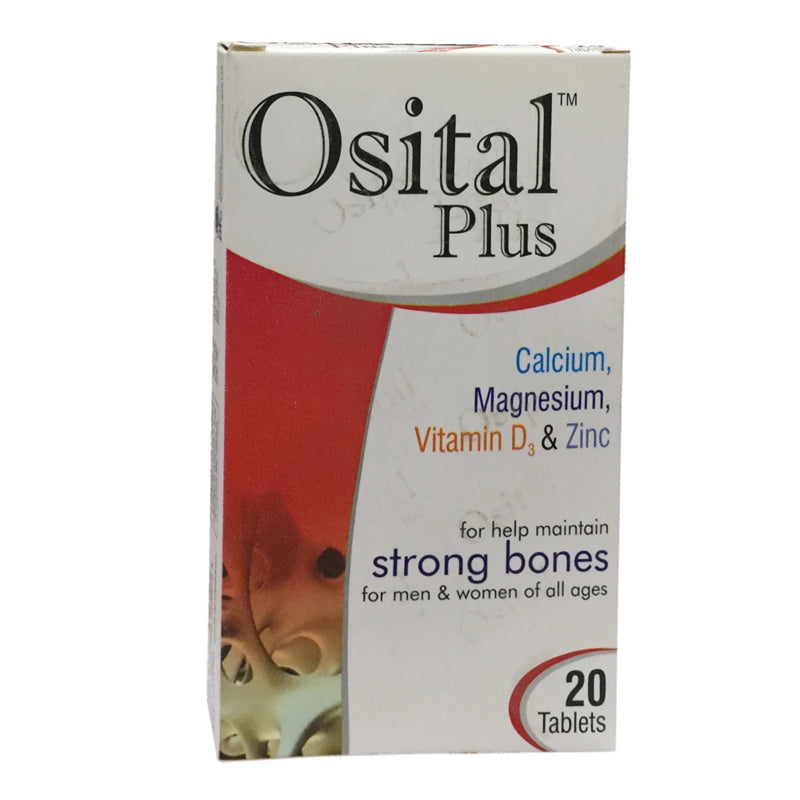 Osital Plus Tablet Calcium Magnesium Vitamin D3&Zinc Strong Bones Biocare Pharma