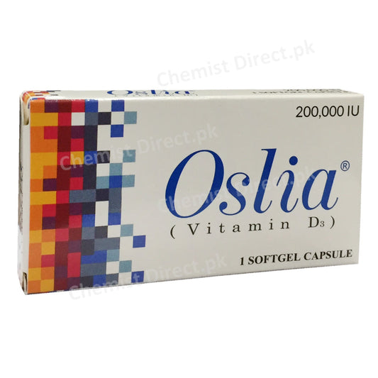 Oslia 200000IU Capsule Softgel Vitamin d3 Vida pharma