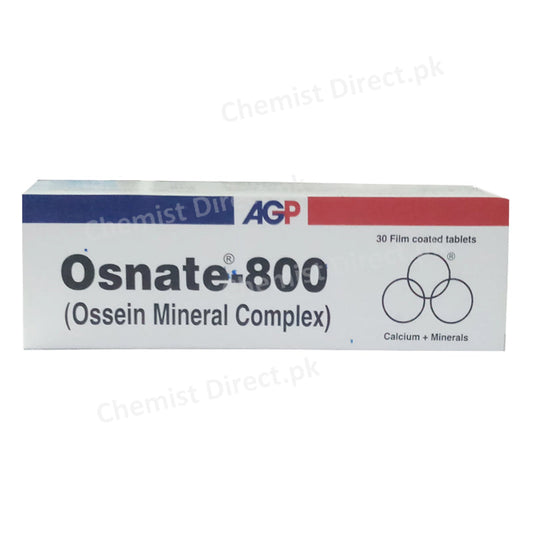 Osnate 800mg Tablet Calcium Supplements AGP Pharma Ossein Mineral Complex