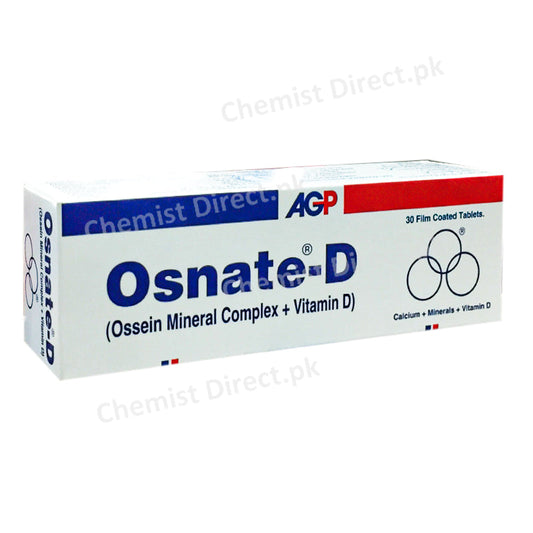 Osnate D Tablet AGP Pvt Ltd Calcium and mineral supplement Ossein minerals complex_vitamin D