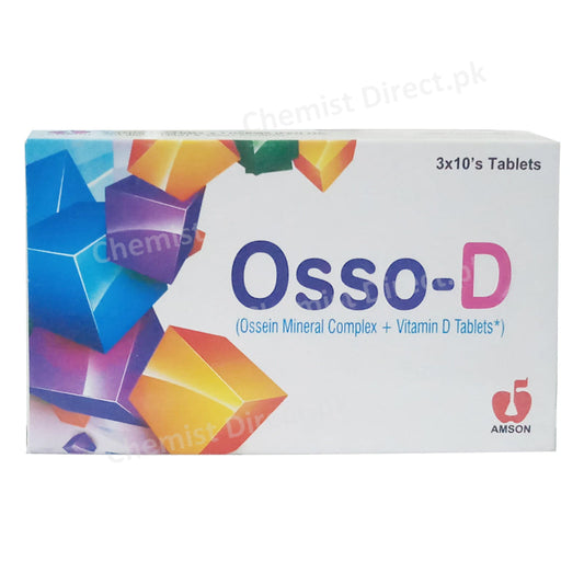 Osso D Tablet Mineral Supplement Ossein Mineral Complex Vitamin D