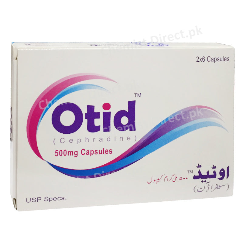 Otid 500mg Capsule Sami Pharmaceuticals Pvt Ltd Cephalosporin Antibiotic Cephradine