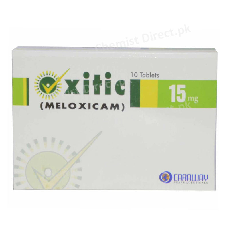 Oxitic 15mg Tablet Caraway Pharmaceuticals Meloxicam Nsaid