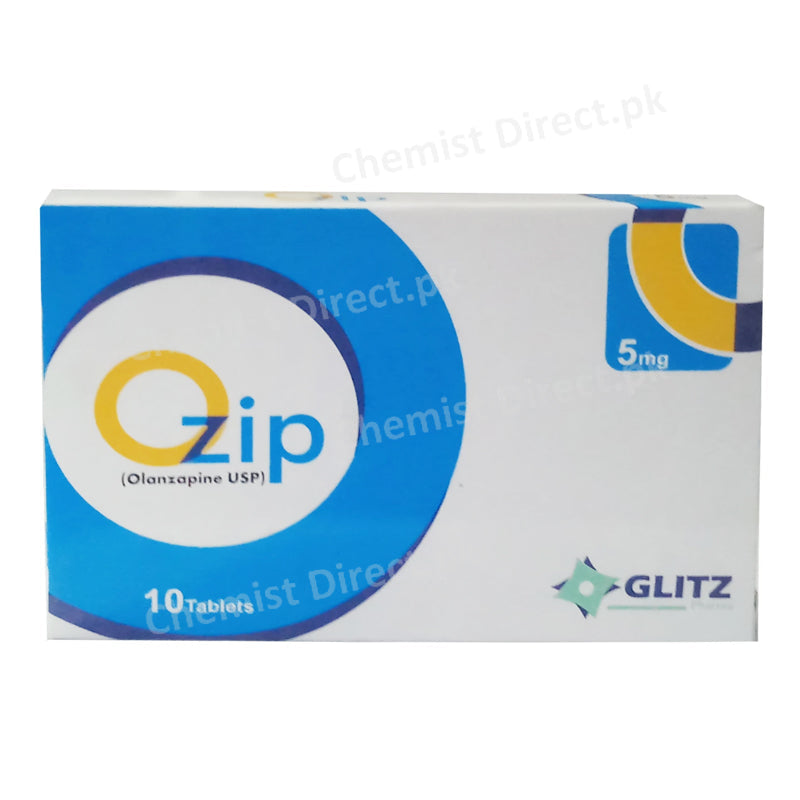 Ozip 5mg Tablet Olanzapine USP Glitz Pharma