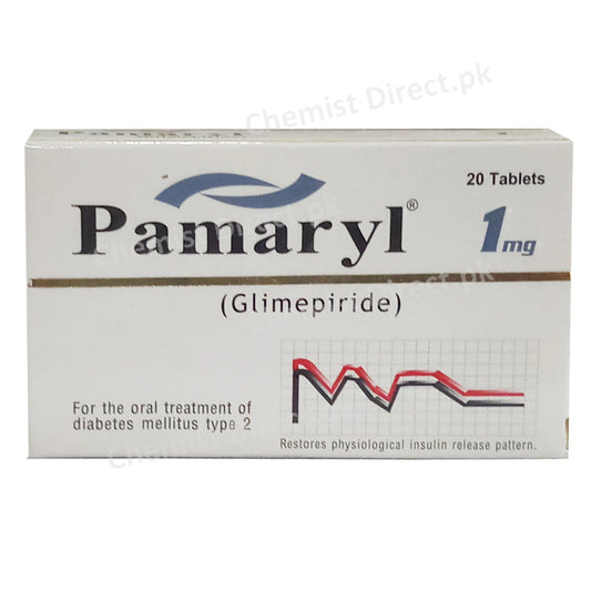 Pamaryl 1mg Tablet HIMONTPHARMA PVT LTD Oral Hypoglycemic Glimepiride