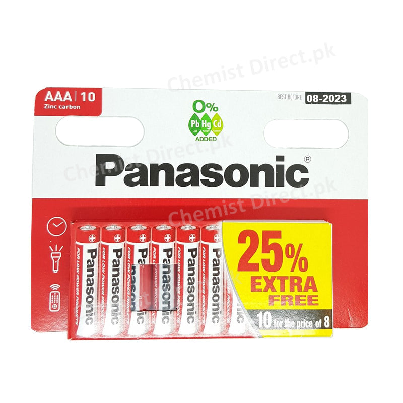 Panasonic AAA/10 cells Zinc Carbon