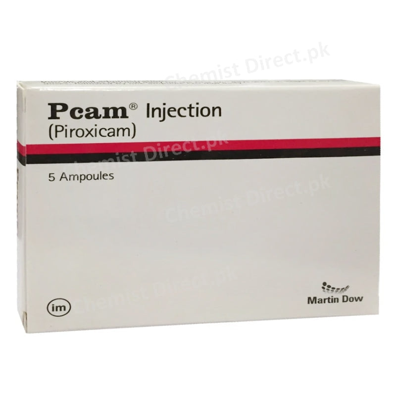 Pcam Injection 20mg 1ml Martin Dow Pharmaceuticals Piroxicam Nsaid