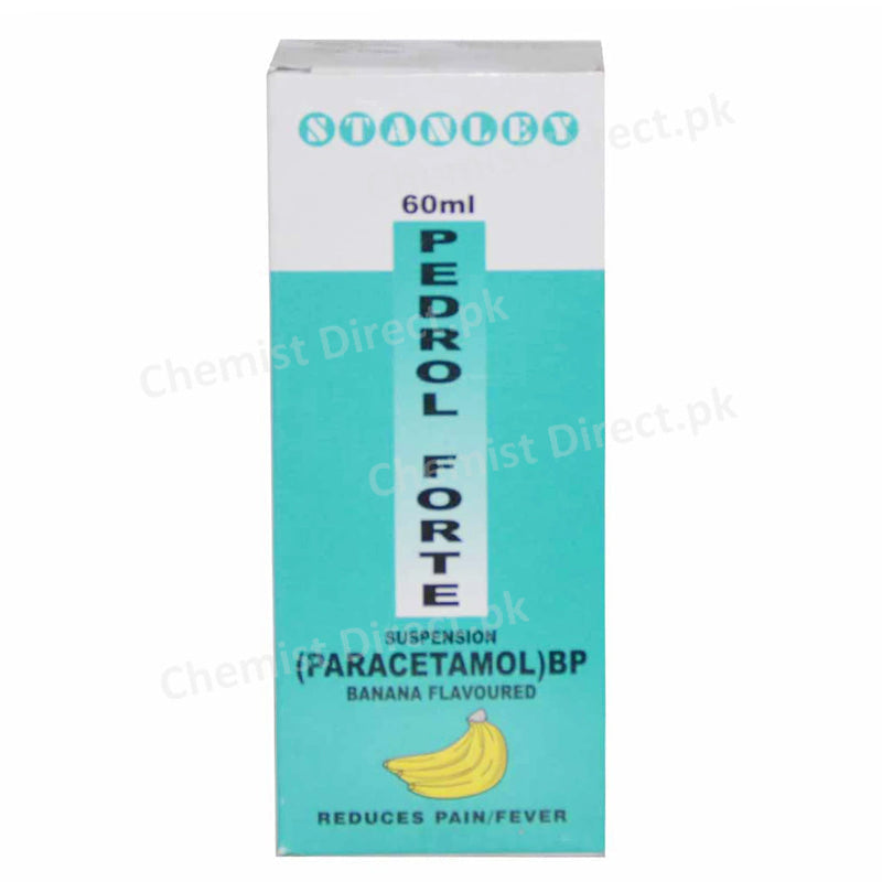 Pedrol Forte 60ml Syrup Stanley Pharmaceuticals Pvt Ltd Feverand Painrelief Paracetamo