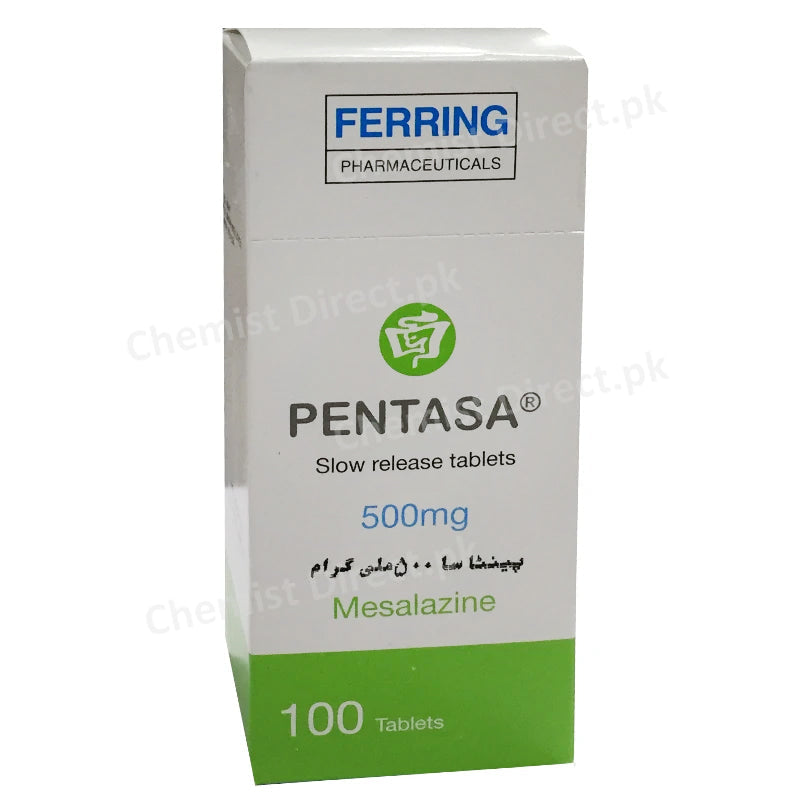 Pentasa 500mg Tablet 100's Fering Pharmaceuticals Mesalazine