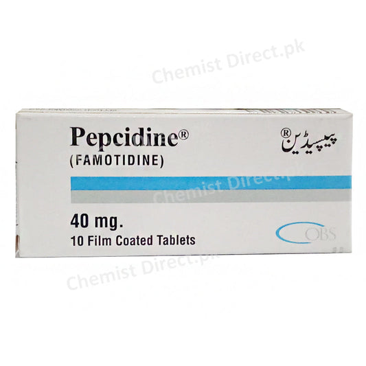 Pepcidine 40mg Tablet OBS Pharma Anti Ulcerant Famotidine