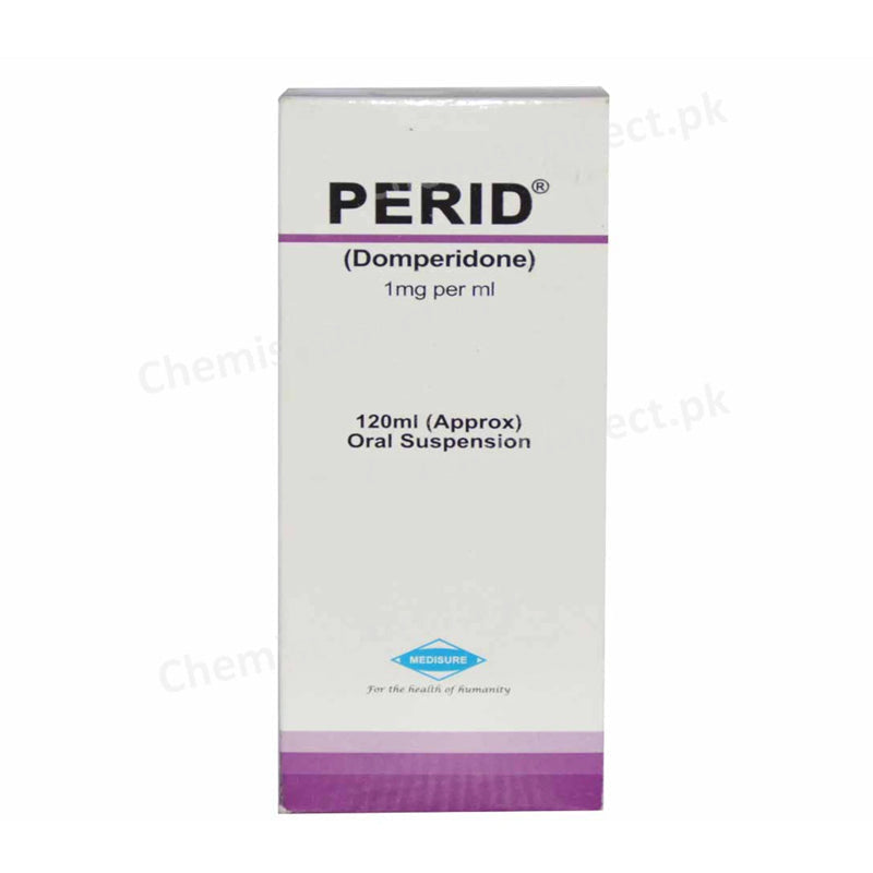 Perid Syrup 120ml Domperidone Medisure Pharma Getroprokinetics
