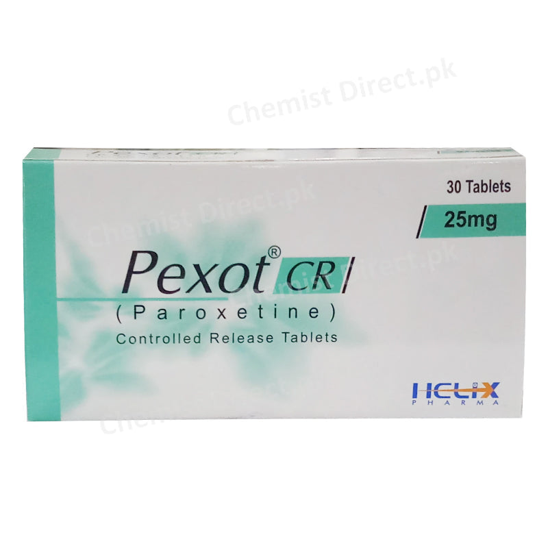 Pexot CR 25mg Tablet Paroxetine Helix Pharma
