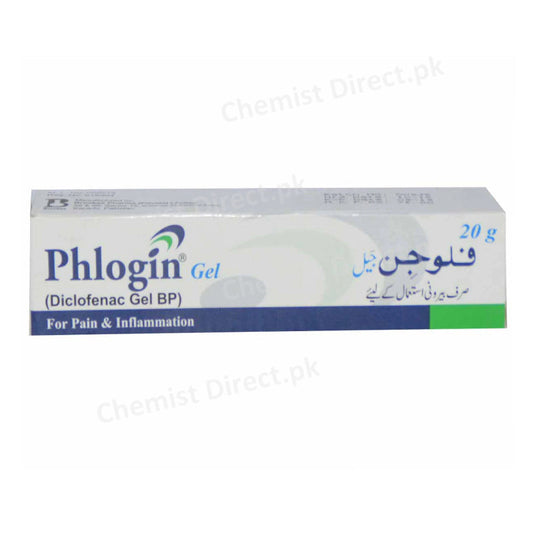 Phlogin Gel 20G Diclofenac Gel BP Nsaid Brookes Pharma