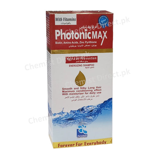 Photonic Max Shampoo 120ml Biotin, Amino Acid,Zinc Pyrithione PharmaHealth