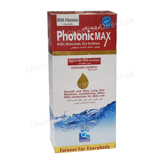 Photonic Max Shampoo 120ml Biotin, Amino Acid,Zinc Pyrithione PharmaHealth
