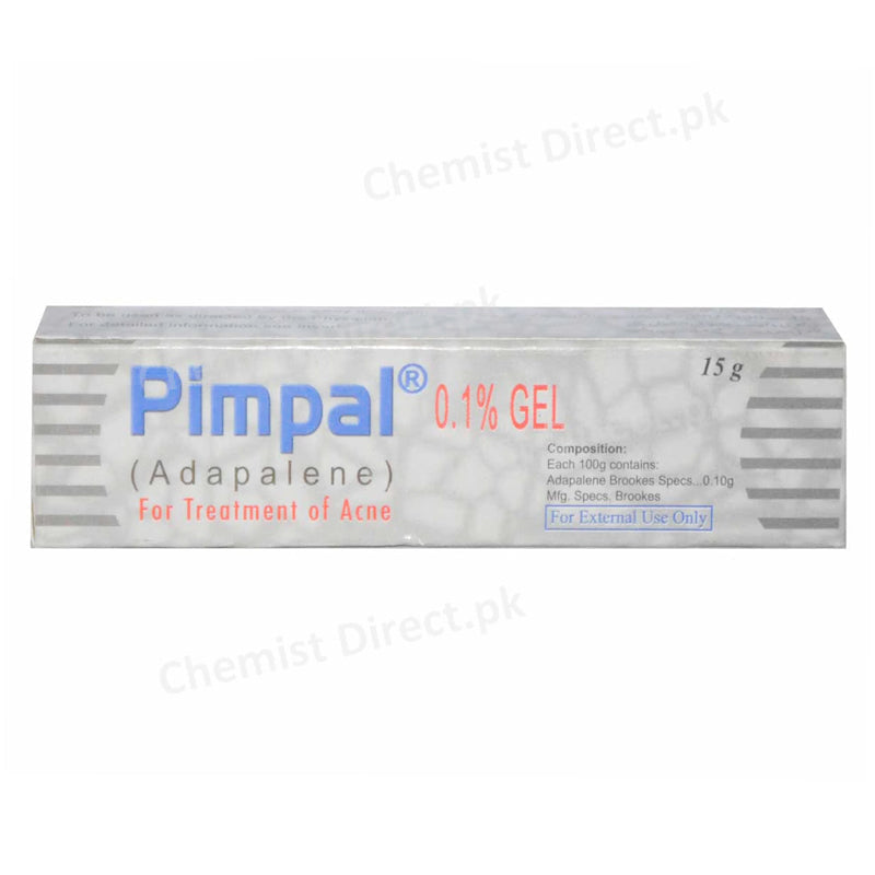 Pimpal 1 Gel 15gm Brookes Pharmaceutical Labs Pakistan Ltd Anti Acne Adapalene