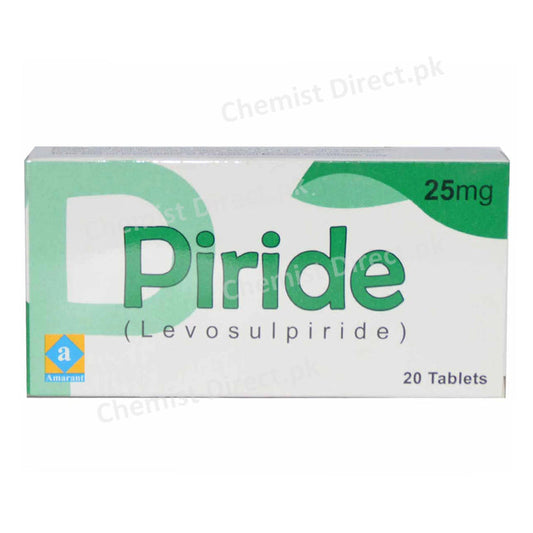Piride 25mg Tablet Amarant Pharmaceuticals Gastroprokinetic/Psychosis Levosulpiride