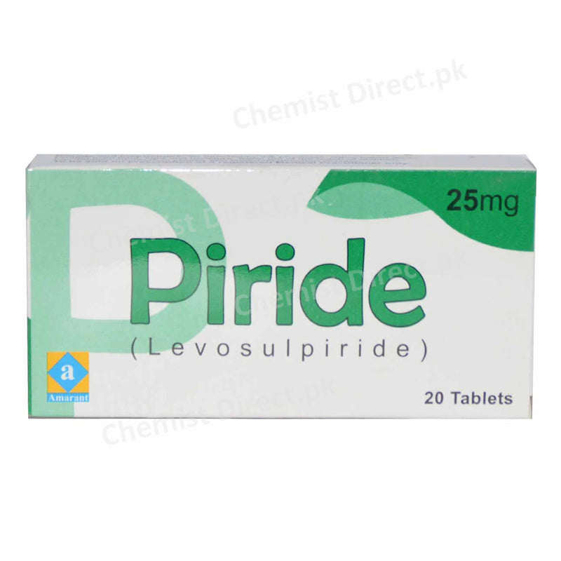 Piride 25mg Tablet Amarant Pharmaceuticals Gastroprokinetic/Psychosis Levosulpiride