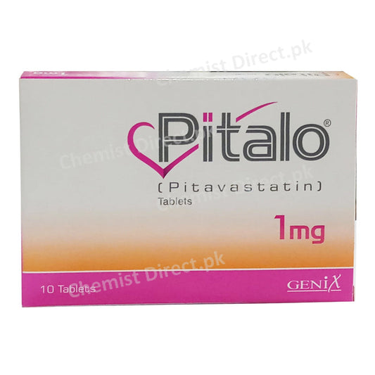 Pitalo 1mg Tablet Genix Pharma Statins Pitavastatin