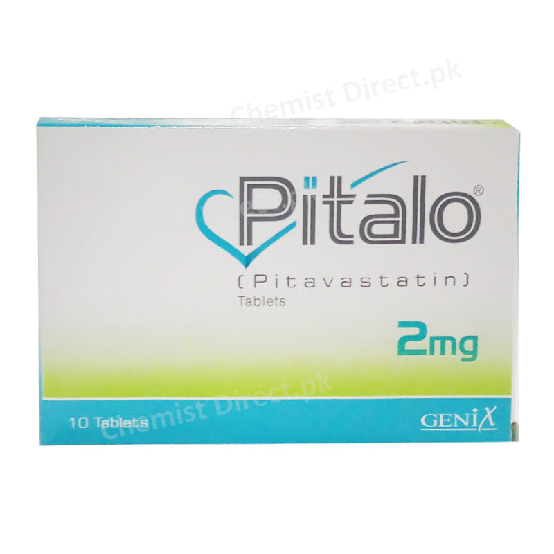 Pitalo 2mg Tablet Genix Pharma Statins Pitavastatin