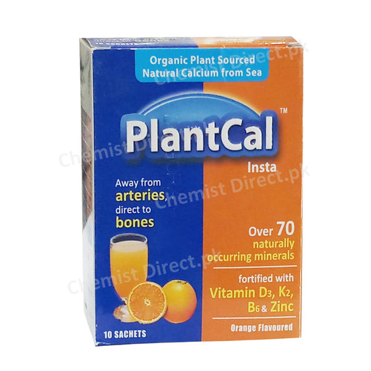 Plantcal Insta Sachet Vitamin D3,K2 B6 & Zinc Wilsons Healthcare