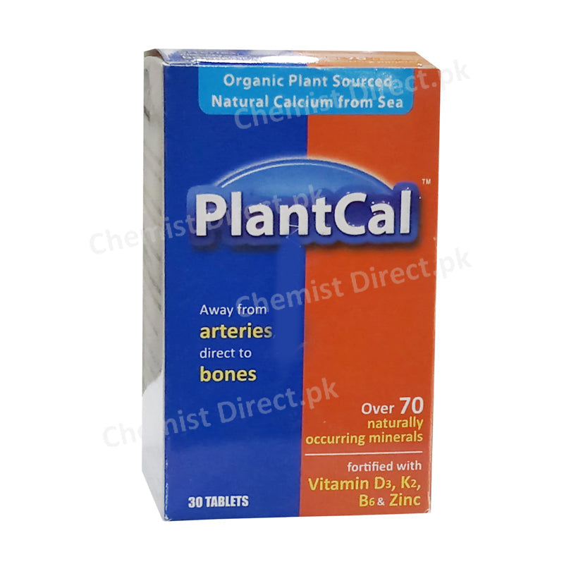 Plantcal Tablet Vitamin D3,K2,B6 & Zinc Wilsons Healthcare