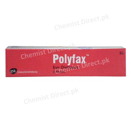 Polyfax Eye Ointment 6gm Glaxosmithkline Pakistan Limited Anti Infective Polymyxin B 10000IU Bacitracin 500IU