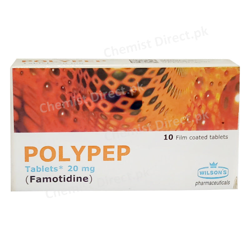 Polypep 20mg Tablet Wilson s Pharmaceuticals Anti Ulcerant Famotidine
