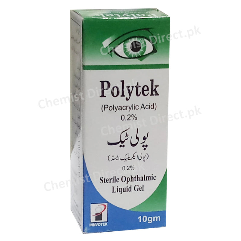 Polytek Eye Drop 0.2% 10gm – ChemistDirect.pk