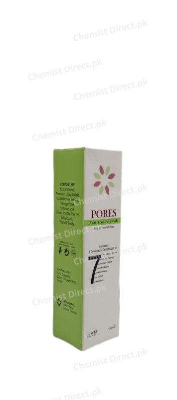 Pores Anti Acne Face Wash 120ml face wash