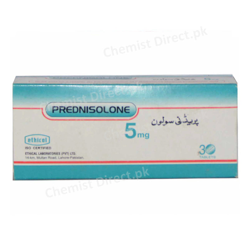 Prednisolone 5mg Tablet Ethical Laboratories Corticosteroid Prednisolone