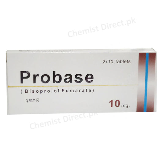 Probase 10mg Tablet Mass Pharma Anti Hypertensive Bisoprolol Fumarate 