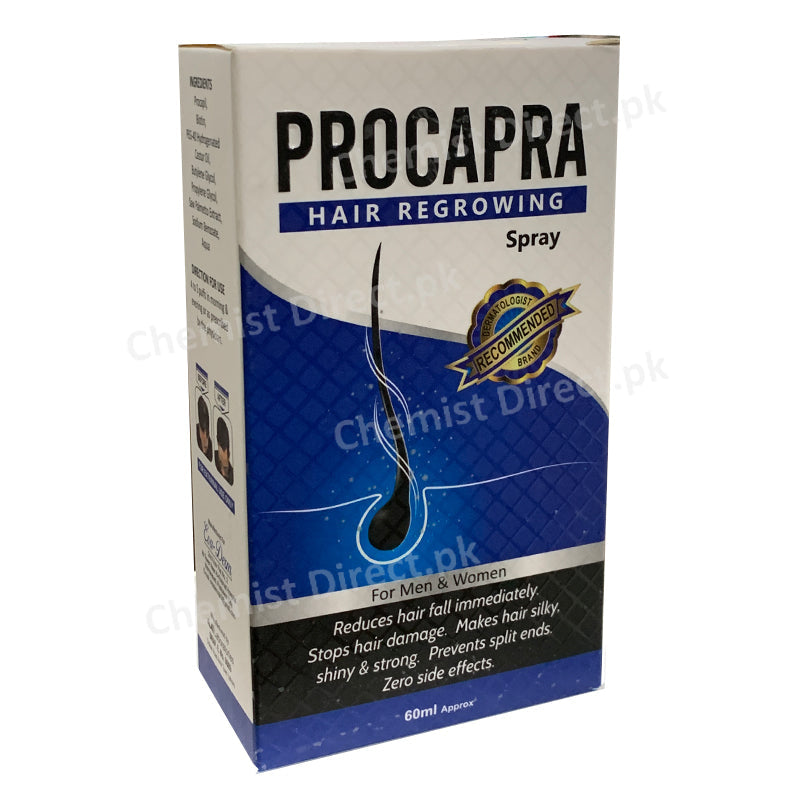 Procapra Hair Regrowing Spray 60Ml Skin Care