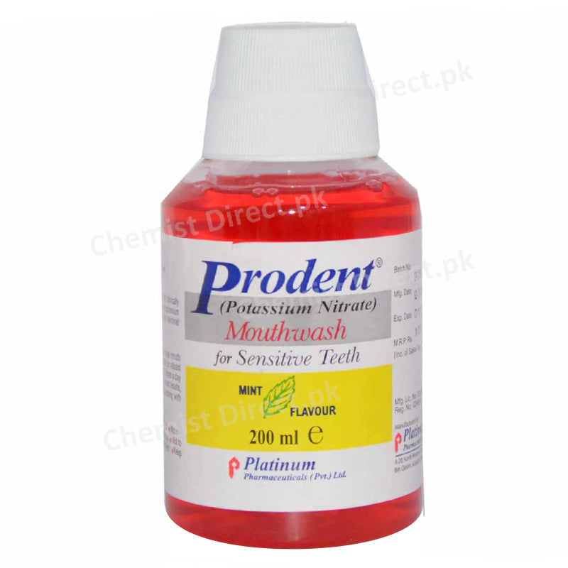 Prodent PN Mouthwash 200ml Oral Hygiene Potassium Nitrate 