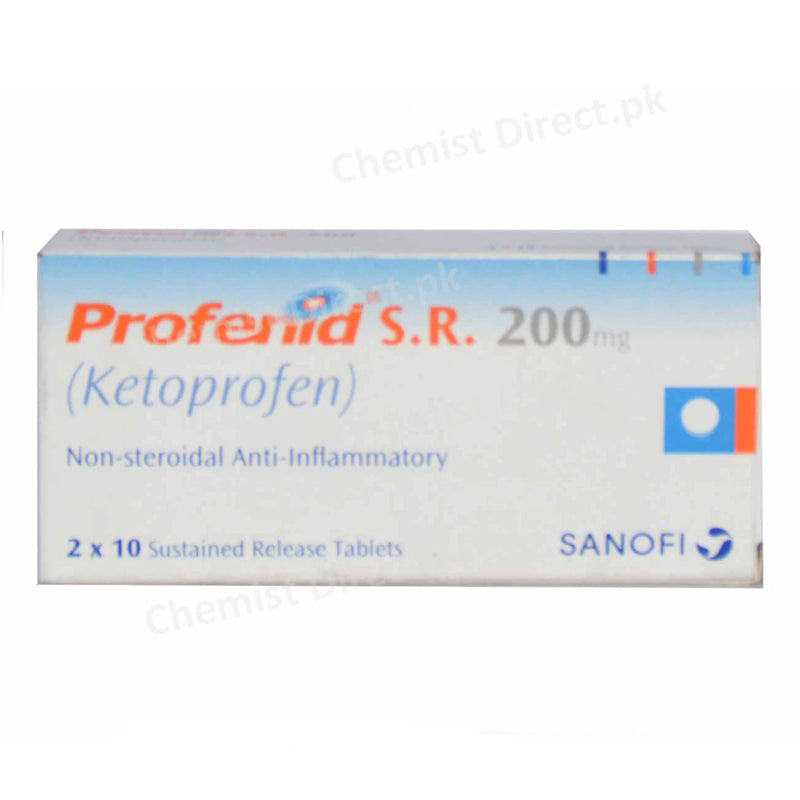 Profenid S.R 200mg Tablet Ketoprofen Nsaid Sanofi Avents